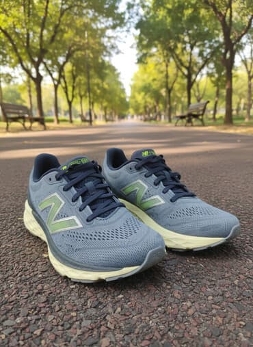 Линолеум: Мужские кроссовки, 40, New Balance, Новый, цвет - Синий, Самовывоз — 1