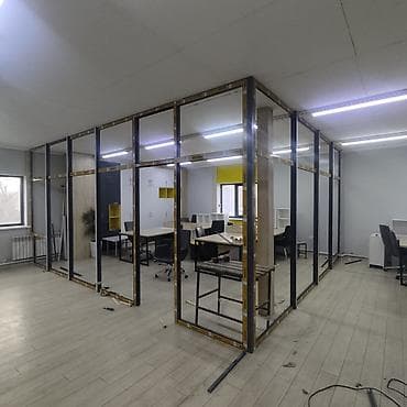 Буюртмага Каркастык тосмо, Офис үчүн, Монтаждоо