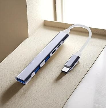 ультратонкие: USB-C хаб-адаптер 5-в-1 Компактный разветвитель для ноутбуков — 2