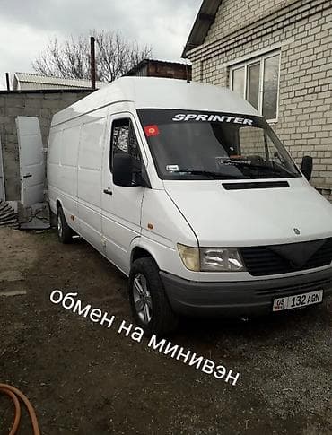 matiz 2007: Mercedes-Benz Спринтер: 1998 г., 2.9 л, Механика, Дизель, Фургон — 1