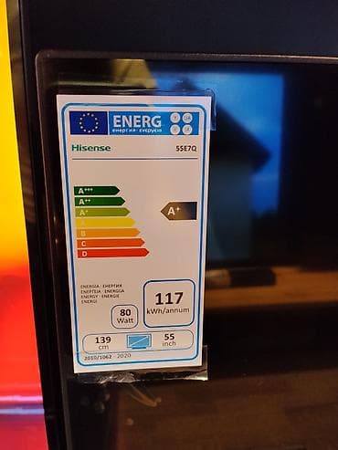 ТВ и видео: Телевизор Hisense 55E7Q, диагональ 55" (139 см) Характеристики: - — 2