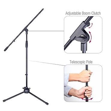 студийный микрафон: Высококачественная профессиональная регулируемая подставка для — 1