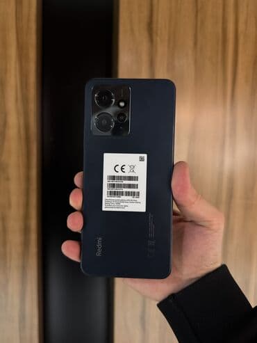 пк обмен: Redmi, Redmi Note 12, Б/у, 128 ГБ, цвет - Черный, 2 SIM — 2