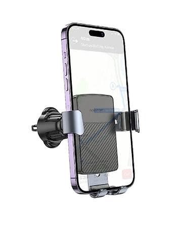 bluetooth kit: Автодержатель BOROFONE BH118 Refined gravity car holder (black metal — 5