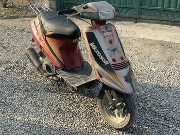 скутер белый: Макси-скутер Suzuki, 100 куб. см, Бензин, Б/у — 3