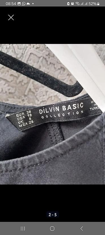 Жеке буюмдар: Күнүмдүк көйнөк, Туркия, Күз-жаз, Узун модель, Пахта, Оверсайз, M — 3