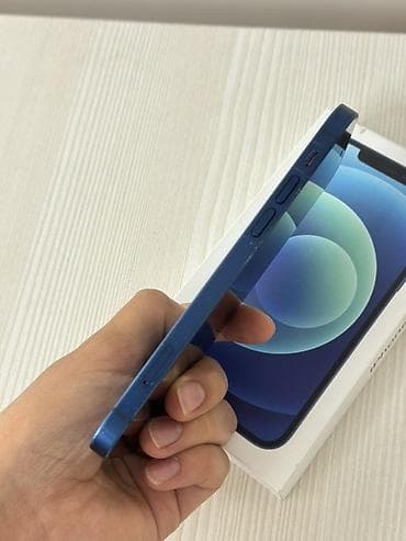 i phon: IPhone 12, Б/у, 64 ГБ, Синий, Коробка, 76 % — 7