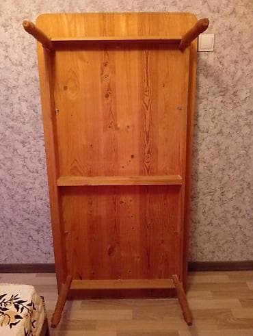 Стол и стул для зала, цвет - Коричневый