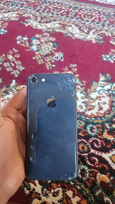 core i3 10100: IPhone 8, Колдонулган, 64 ГБ, Space Gray, 100 % — 2