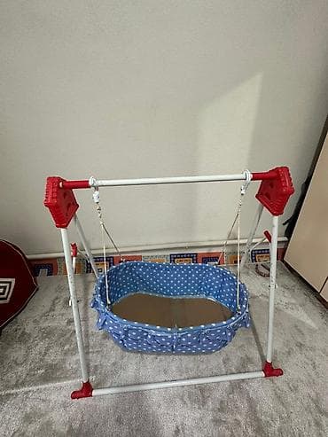 калыб: Люлька, Бешик, Металл, түсү - Көк — 3