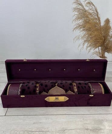 коврик для молитвы: Жайнамаз, Новый, Подарочный, цвет - Синий — 2