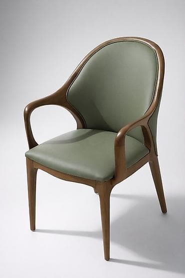 стул венус: Офисное кресло, С колесиками, цвет - Черный, Экокожа — 8