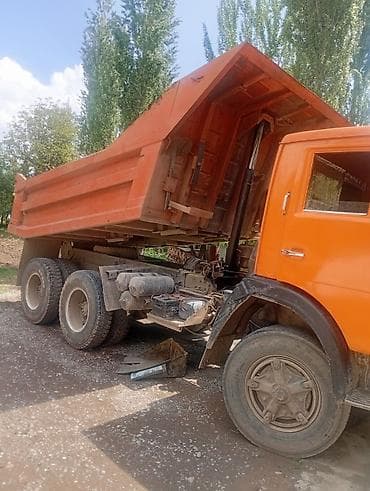 огненный шар: КамАЗ самосвал, оранжевый, 6x4. Основные характеристики: - — 4