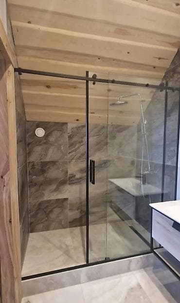 каленный стекло: Душевые перегородки и двери из закалённого стекла - Изготовление под — 6