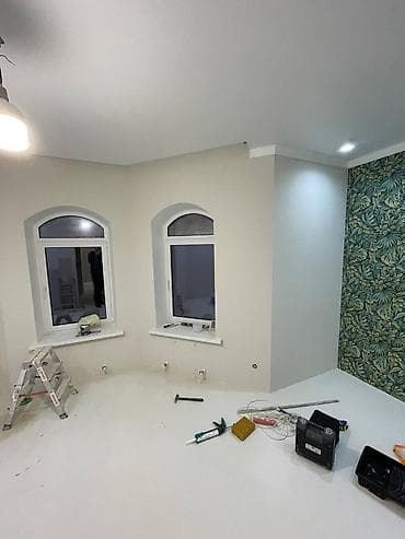 Услуги: Шпаклёвка и подготовка стен/потолков под покраску и обои 🔧 | — 5