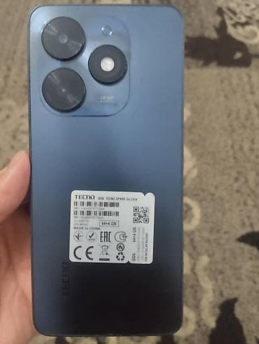 huawei matepad se 11: Tecno Spark Go 2024, 64 ГБ, цвет - Синий, 2 SIM — 1