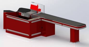 кассовое оборудование для магазина: Кассовый бокс - модель СУПЕРДИСКАУНТ Длина транспортера, мм	900 — 3