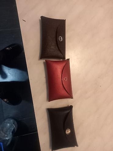 чехол для карт: Компактные кожаные футляры/чехлы‑конверты для мелочей и карт. - — 1