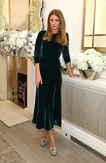 королевский велюр платья: Вечернее платье, Классическое, Длинная модель, Велюр, С рукавами, S — 2