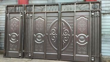 ворота для дачи: Ворота распашные, откатные, есть в наличии и на заказ, металл из — 25
