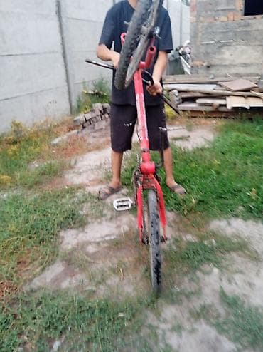 sprinter 516: BMX велосипед, стальная рама 20". Особенности: я его делал под стант — 2