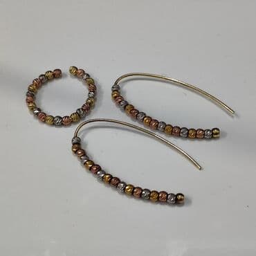 свадебное платье для высокой невесты: Набор украшений, Проба 925, Женские, Новый — 4