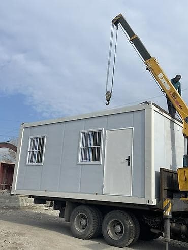 ежемесячная арендная плата: Блок‑контейнер (модульное здание) из сэндвич‑панелей - Габариты — 6