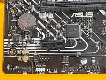 Комплектующие для ПК и ноутбуков: Материнская плата, Б/у, Asus, LGA1700, Micro-ATX, Для ПК — 9