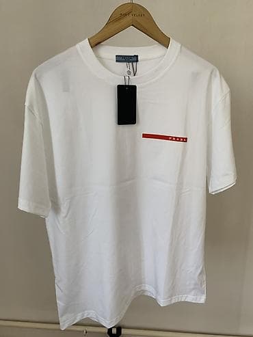 fred perry: Мужская футболка, XL, Prada, Новый, цвет - Белый, Самовывоз, Платная доставка — 2