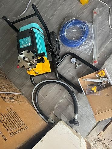 Инструменты: Безвоздушный аппарат для покраски, В наличии — 8