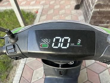 Скутеры: Электроскутер Citycoco G5 (серо-фиолетовый с зелёными вставками) - — 5