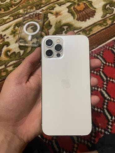 studio display: IPhone 12 Pro, Б/у, 128 ГБ, Серебристый, Чехол, 85 % — 4
