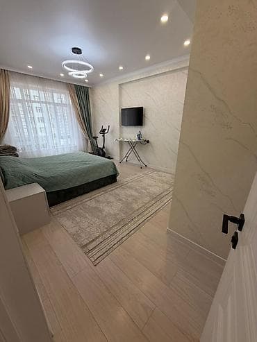 3: 3 комнаты, 92 м², Джал мкр (в т.ч. Верхний, Нижний, Средний) Элитка, 6 этаж, Свежий ремонт — 10