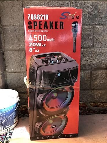 bt_voicerc_m4: Портативная акустическая система Sing-e ZQS821 - Два динамика 8" с — 3