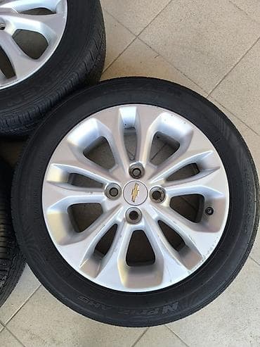 matiz 2010: Колеса в сборе 185 / 55 / R 15, Лето, Комплект, Легковые, Литые, отверстий - 4 — 1