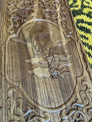 ударный инструмент: Нарды ручной работы из натурального дерева Карагач торг — 7