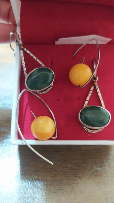 речной жемчуг цена: Серебряные серьги, Проба 925, Жемчуг, Женские, Б/у — 6