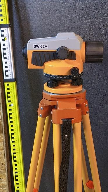 нивелир купить: Сдается в аренду Оптический нивелир SW-32A с алюминиевым штативом и — 2