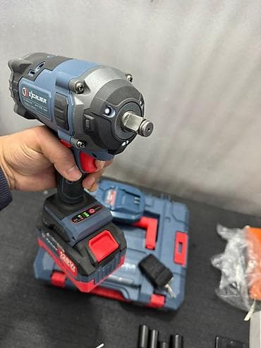 Комплект для автосервиса Excalibur: аккумуляторный ударный гайковёрт + — 5