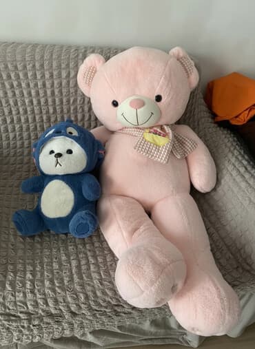 детское питание нан в бишкеке: Набор мягких игрушек — два плюшевых медвежонка. - Большой медведь — 1