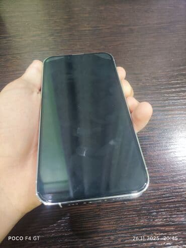 купить телефон пока x3 pro: IPhone 13 Pro, Б/у, 256 ГБ, White Titanium, Чехол, 86 % — 14