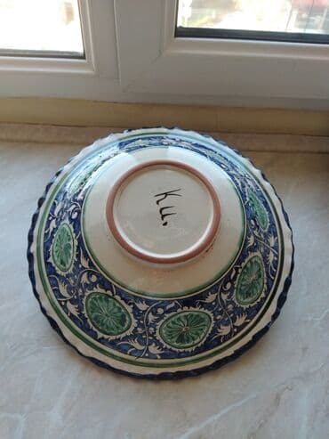 фруктовница ссср: Риштанская голубая керамика авторская ручная работа! Чаша для фруктов — 4