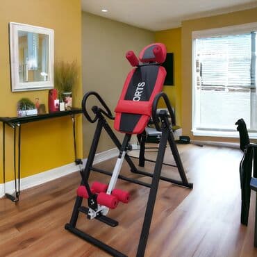 Инверсионный стол С ПОДУШКОЙ для спины, позвоночника, тренажер от боли at lalafo.kg Инверсионный стол С ПОДУШКОЙ для спины, позвоночника, тренажер от боли