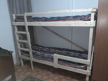 купить в бишкеке двухъярусную кровать для взрослых: Мебель на заказ, Спальня, Кровать — 12