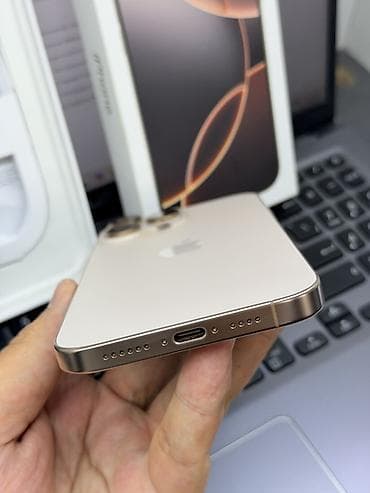 14 pro 256: IPhone 16 Pro Max, Б/у, 512 ГБ, Золотой, Коробка, 98 % — 7