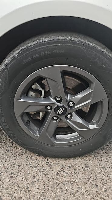 Диски: Комплект штатных литых дисков Hyundai 16" от Киа К5 хищник - — 1