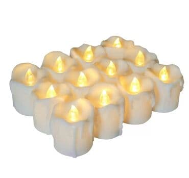 тон май сатылат: Набор LED-свечей-таблеток с эффектом “плавленного” воска - — 2