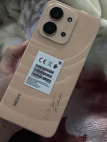 mix 3: Redmi, Redmi 15C, Новый, 128 ГБ, цвет - Розовый, 2 SIM — 1