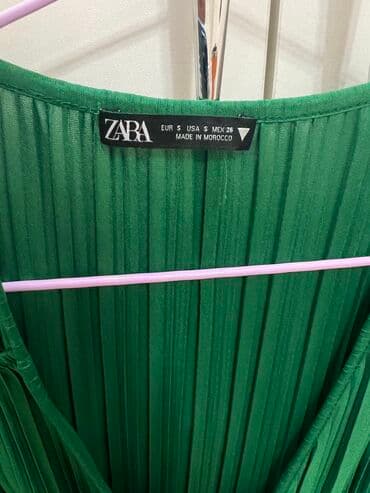 платье трапеция для беременных: Вечернее платье, Коктейльное, Средняя модель, Шелк, С рукавами, S — 4