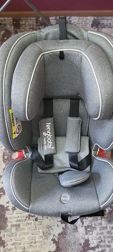 Автокресла: Детское автокресло FENG BABY (маркировка на чехле), серый меланж — 1
